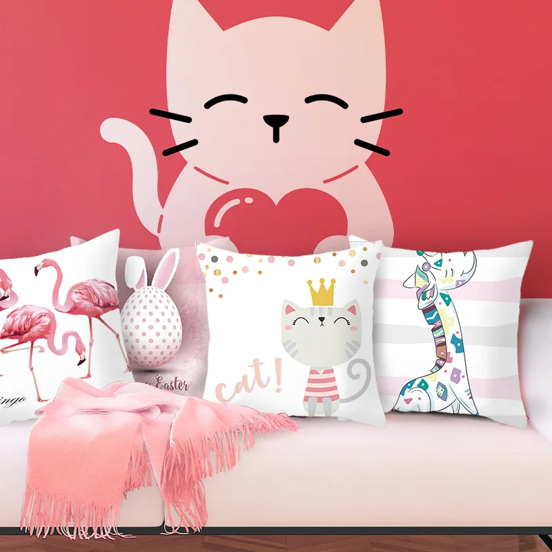 Ins Style Cartoon Flamingo Unicorn Animal Print Pillow Sofa Pillowcase Explosion Style Household Items a Variety Of Colors
Ins Style Cartoon Flamingo Unicorn Animal Print Pillow Sofa Pillowcase Explosion Style Household Items a Variety Of Colors