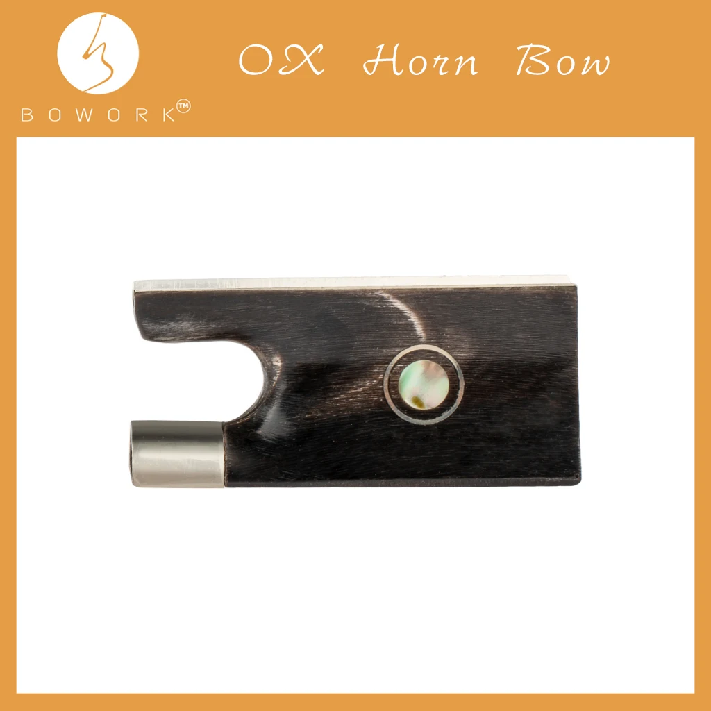 BOWORK High Quality Black OX Horn Violin Bow Frog Replacement 4/4 Fiddle Violin Bow Parts
BOWORK High Quality Black OX Horn Violin Bow Frog Replacement 4/4 Fiddle Violin Bow Parts
