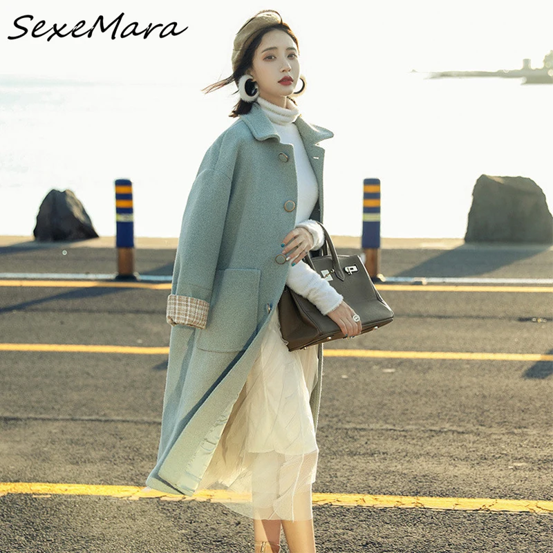 2019 Oversized Winter Loose Tallas Grandes Lapel Fleece Women Pastel Cashmere Woolen Coat
2019 Oversized Winter Loose Tallas Grandes Lapel Fleece Women Pastel Cashmere Woolen Coat