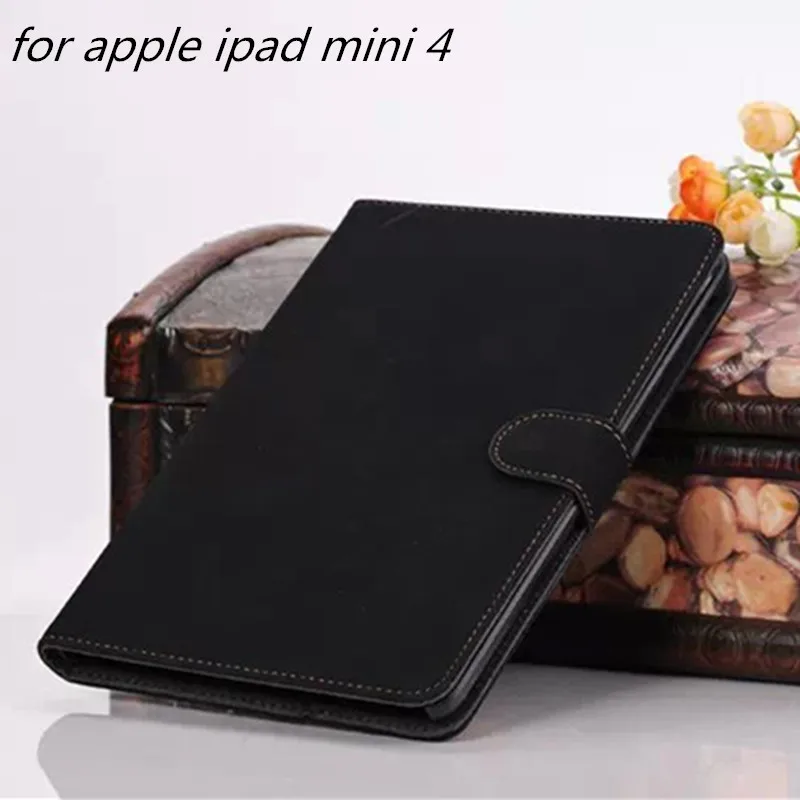 Бесплатная доставка 2015 новый хит продаж чехол для apple ipad mini4 ретро pu кожаный mini 4