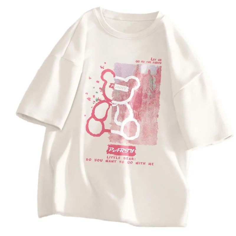 2021 New Style T Shirt Short-sleeved T-shirt Women's Summer Fashion Cartoon T Shirt Top Clothing
2021 New Style T Shirt Short-sleeved T-shirt Women's Summer Fashion Cartoon T Shirt Top Clothing