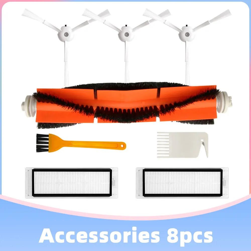3 Arms Side brushes,Washable Hepa Filter & Main Brush Replacement Set for Xiaomi/Roborock S50 S51 S55 Robot Vacuum Cleaner Parts
3 Arms Side brushes,Washable Hepa Filter & Main Brush Replacement Set for Xiaomi/Roborock S50 S51 S55 Robot Vacuum Cleaner Parts