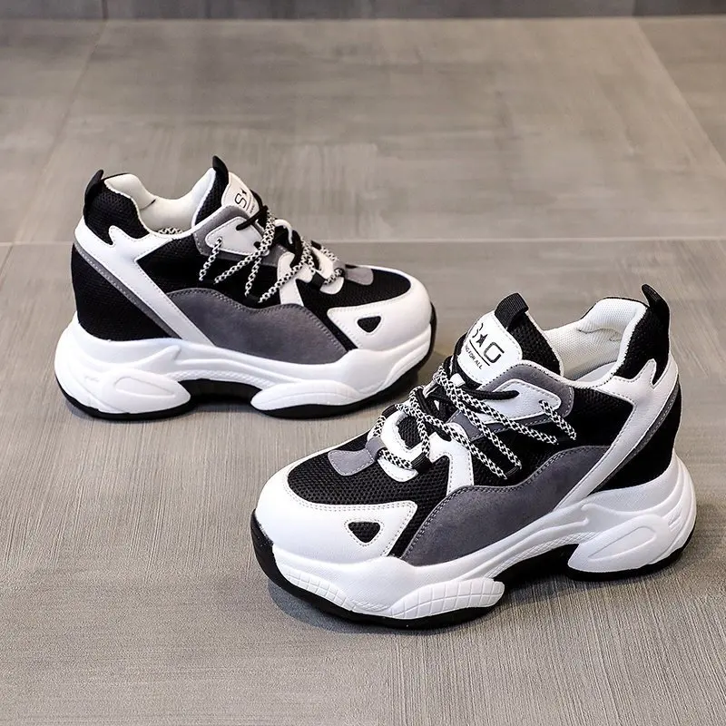 Women Fashion Sneakers Wedge Platform Chunky Casual Shoes Brand 7cm Height Increasing Woman Shoes Ladies Vulcanized Shoes 2020
Women Fashion Sneakers Wedge Platform Chunky Casual Shoes Brand 7cm Height Increasing Woman Shoes Ladies Vulcanized Shoes 2020