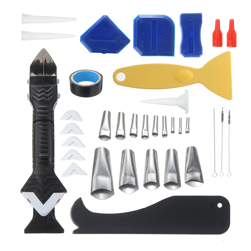 35pcs Seam Tools W/Silicone Finishing Pads Smooth Scraper Caulk Finisher Grout Kit For Kitchen Hand Tools Set Accessories
35pcs Seam Tools W/Silicone Finishing Pads Smooth Scraper Caulk Finisher Grout Kit For Kitchen Hand Tools Set Accessories