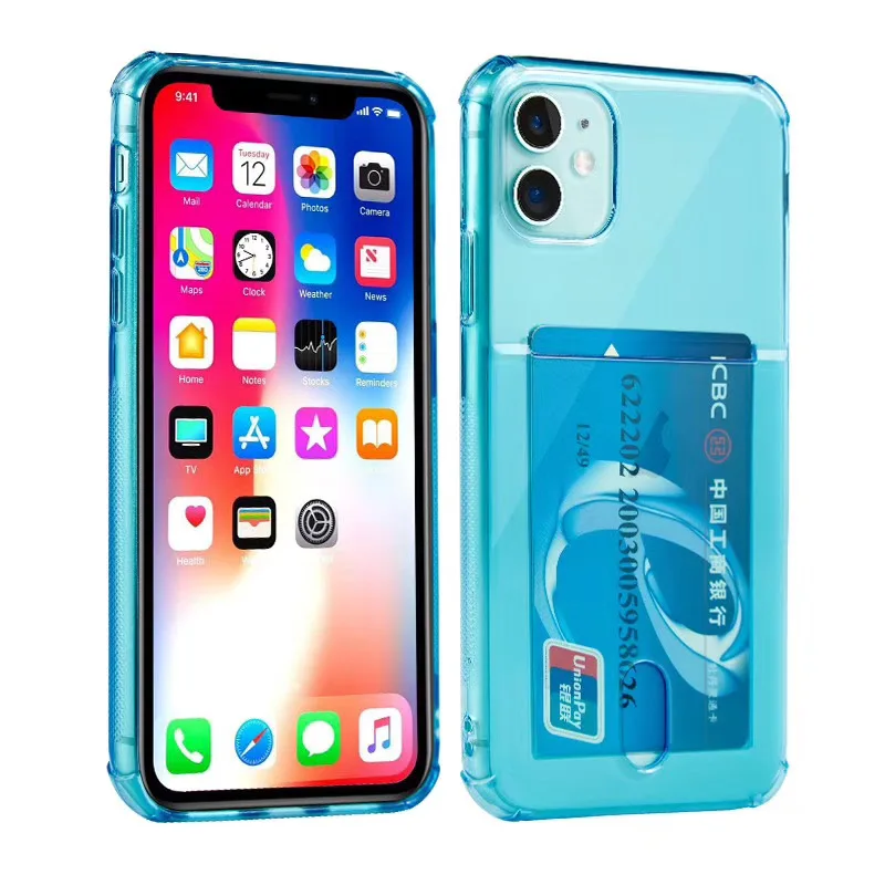 Transparent Card Holder Phone Case for iPhone 11 Pro Case ID Credit Slot Soft TPU Cover For iPhone 11 Pro Max Back Cover
Transparent Card Holder Phone Case for iPhone 11 Pro Case ID Credit Slot Soft TPU Cover For iPhone 11 Pro Max Back Cover