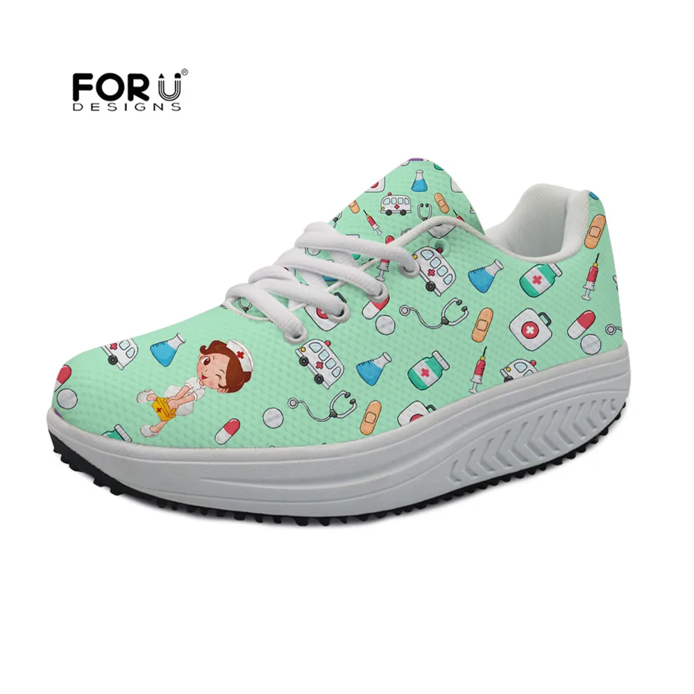 FORUDESIGNS Women's Shoes Hospital Nurse Heart Printed Sneaker For Ladies Casual Spring/Autumn Female Flats Platform Footwear
FORUDESIGNS Women's Shoes Hospital Nurse Heart Printed Sneaker For Ladies Casual Spring/Autumn Female Flats Platform Footwear