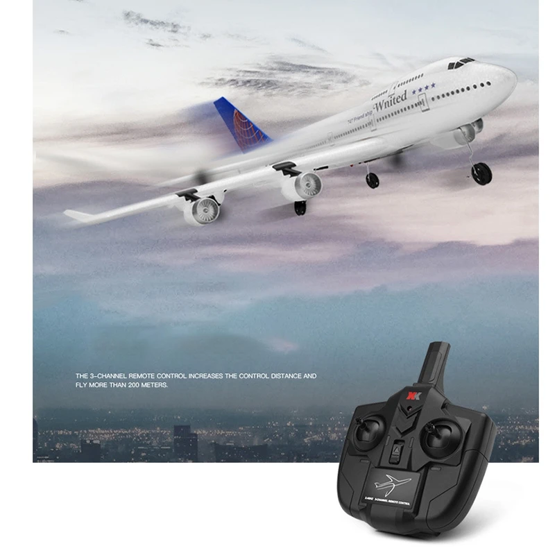 WLTOYS 2,4G дистанционное управление Управление планер 3-канальный блок питания встроенный 6-осевой гироскоп xK A150-B747 пассажирских с трёхмерными ...
WLTOYS 2,4G дистанционное управление Управление планер 3-канальный блок питания встроенный 6-осевой гироскоп xK A150-B747 пассажирских с трёхмерными ...
