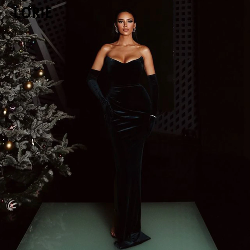 LORIE Black Mermaid Saudi Arabia Prom Dresses High Long Side Slit Formal Party Gowns Special Occasion Gowns Vestidos De Fiesta
LORIE Black Mermaid Saudi Arabia Prom Dresses High Long Side Slit Formal Party Gowns Special Occasion Gowns Vestidos De Fiesta