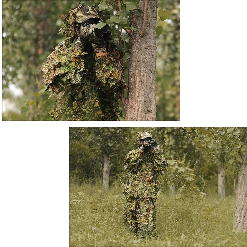Cloak dress Hunting clothes New 3D maple leaf Bionic Ghillie Yowie sniper birdwatch airsoft Camouflage Clothing jacket
Cloak dress Hunting clothes New 3D maple leaf Bionic Ghillie Yowie sniper birdwatch airsoft Camouflage Clothing jacket