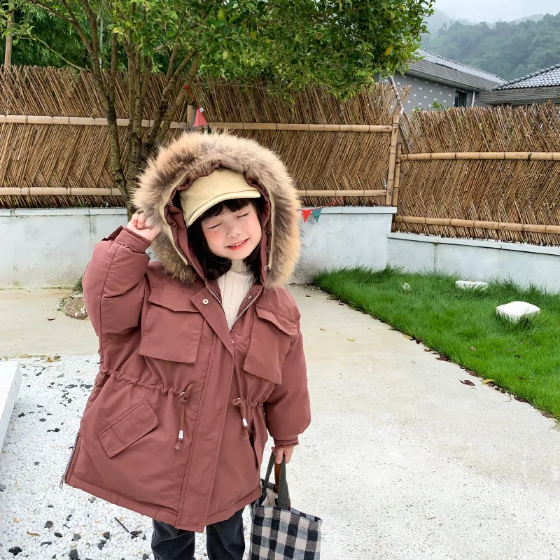 New Baby Girl Thick Jacket Plus Fur Warm Toddler Children's Winter Girl's Duck Down Clothes Baby's Thickened Coat Jackets CL466
New Baby Girl Thick Jacket Plus Fur Warm Toddler Children's Winter Girl's Duck Down Clothes Baby's Thickened Coat Jackets CL466