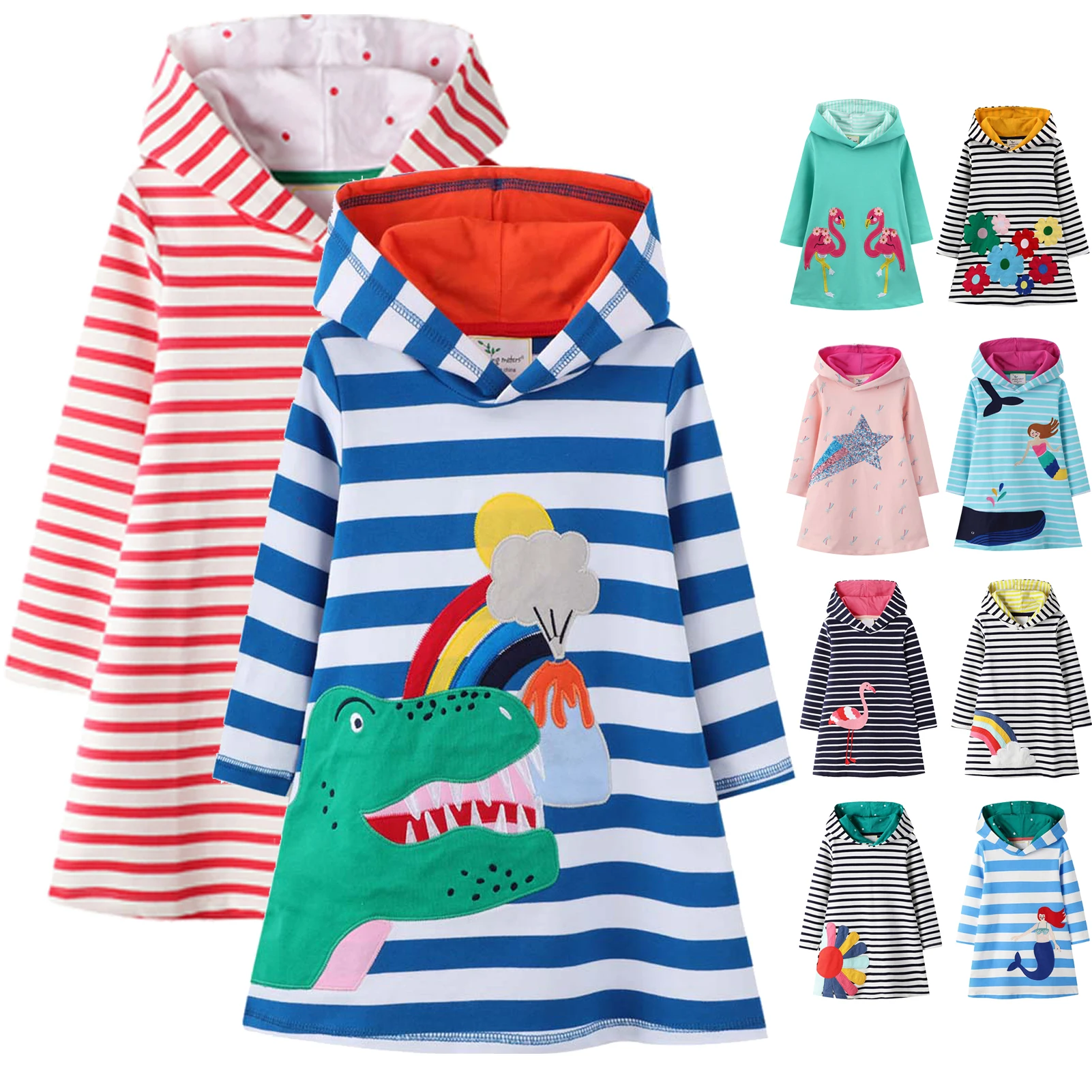 Flowers Embroidery Baby Girls Hoodies Dress Toddler Cotton Tops Kids Long Sleeve Clothes Princess Dresses for Autumn Winter
Flowers Embroidery Baby Girls Hoodies Dress Toddler Cotton Tops Kids Long Sleeve Clothes Princess Dresses for Autumn Winter
