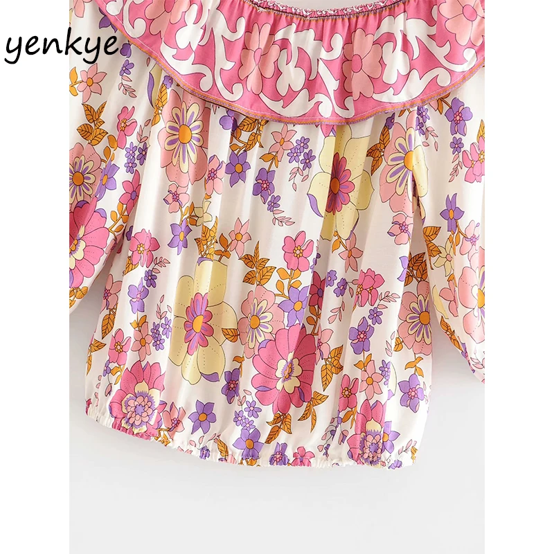 Floral Print Sexy Off Shoulder Top Women Slash Neck Short Sleeve Boho Top blusas Summer Crop Top DWDD87174
Floral Print Sexy Off Shoulder Top Women Slash Neck Short Sleeve Boho Top blusas Summer Crop Top DWDD87174