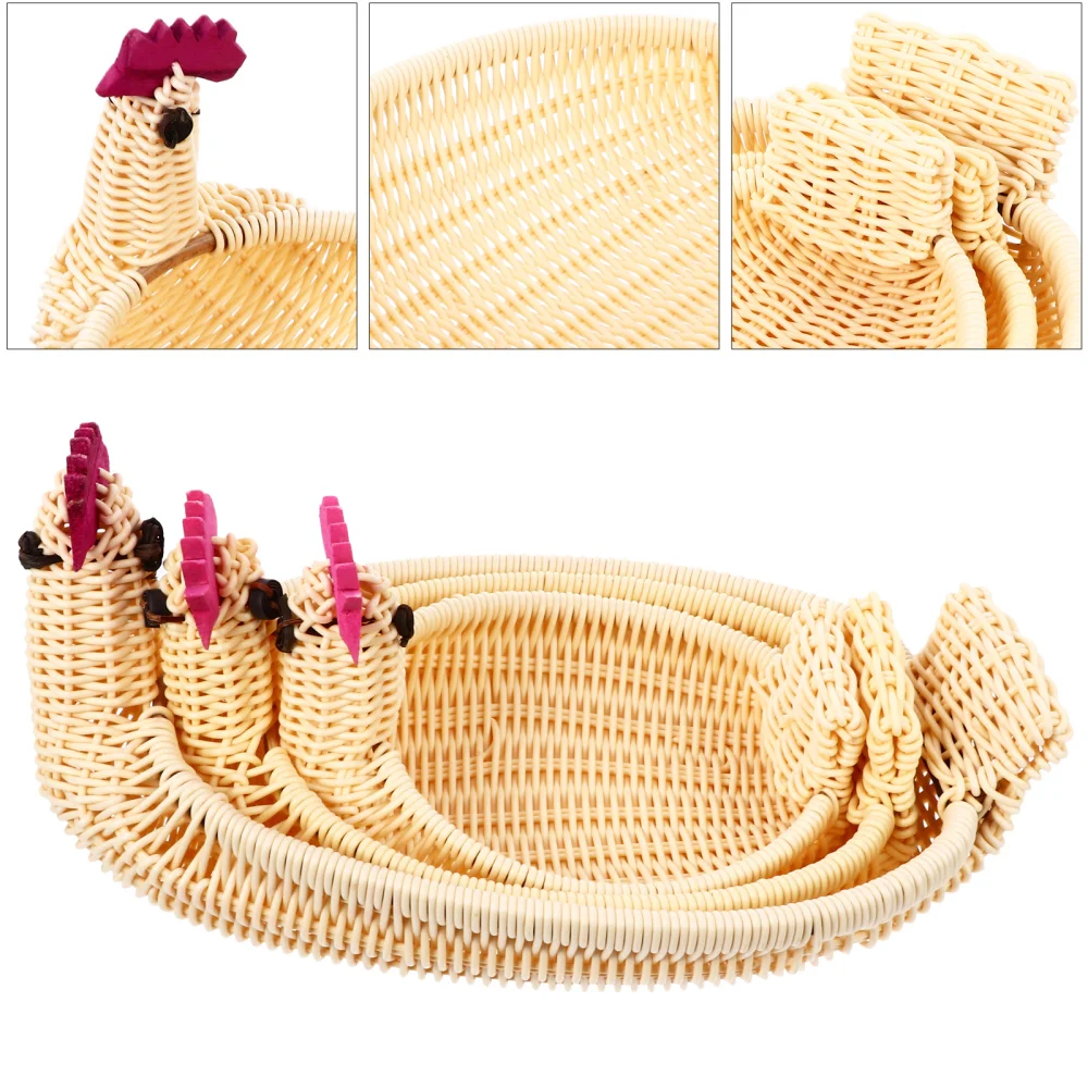 Candy Storage Basket Animal Shaped Fruit Holder Easter Decoration Container
Candy Storage Basket Animal Shaped Fruit Holder Easter Decoration Container