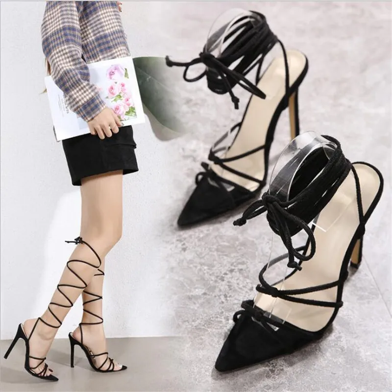 2021 New Ladies Summer Fashion High Heels Female Stiletto All-match Pointed Toe Straps Simple Sandals Designer Sexy Sandals Hot
2021 New Ladies Summer Fashion High Heels Female Stiletto All-match Pointed Toe Straps Simple Sandals Designer Sexy Sandals Hot