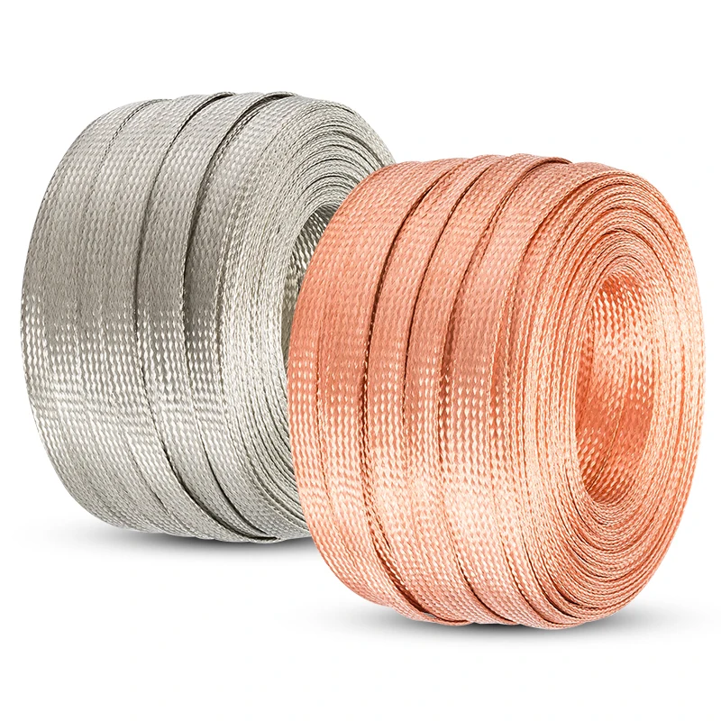 High performance Flat Tinned Copper Braid Sleeve Screening Tubular Cable, DIY audio power cable
High performance Flat Tinned Copper Braid Sleeve Screening Tubular Cable, DIY audio power cable