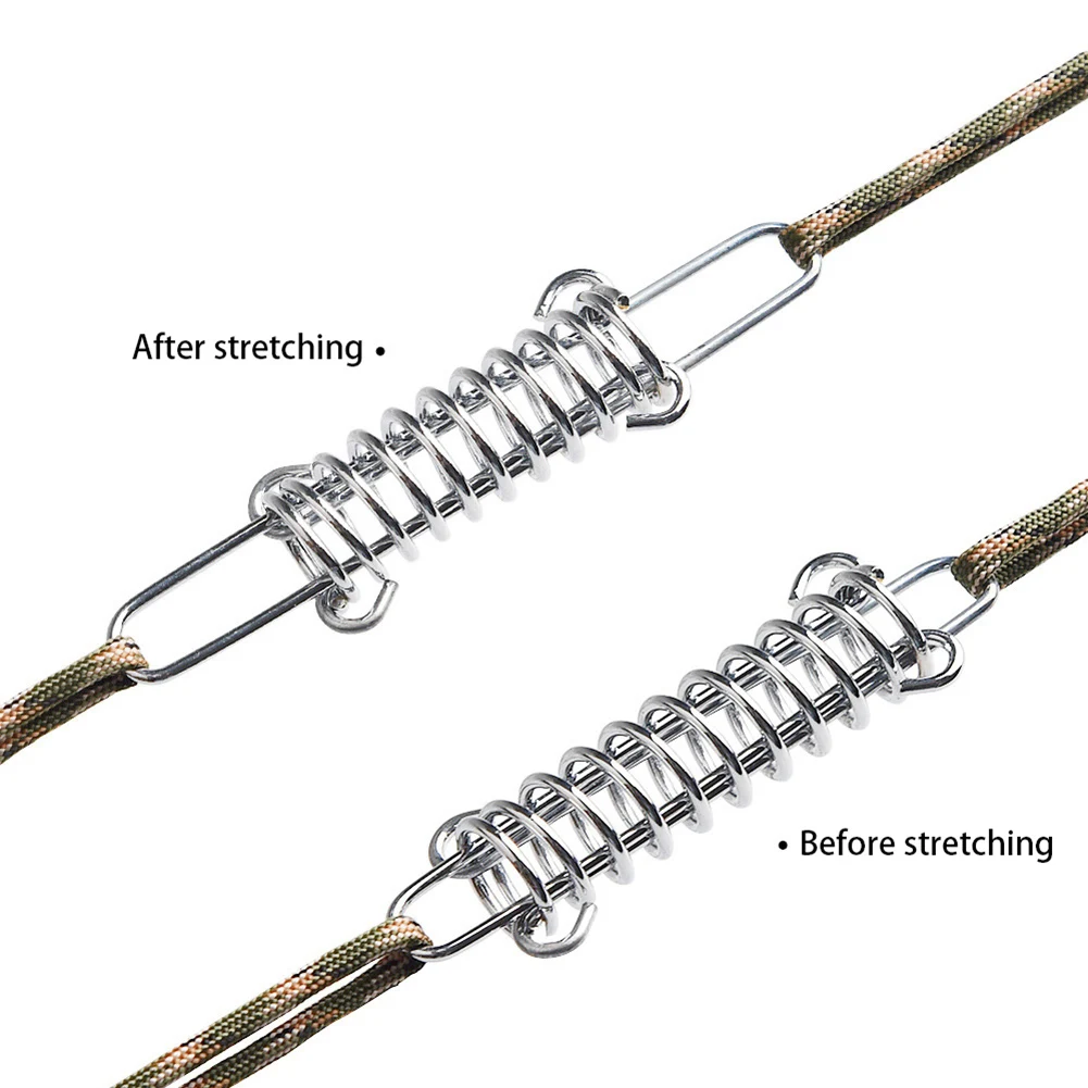 5Pcs Steel Tent Rope Tightener with Carabiner Clip Cord Adjuster Tensioner Outdoor Camping Windproof Spring Tent Buckle Accessor
5Pcs Steel Tent Rope Tightener with Carabiner Clip Cord Adjuster Tensioner Outdoor Camping Windproof Spring Tent Buckle Accessor