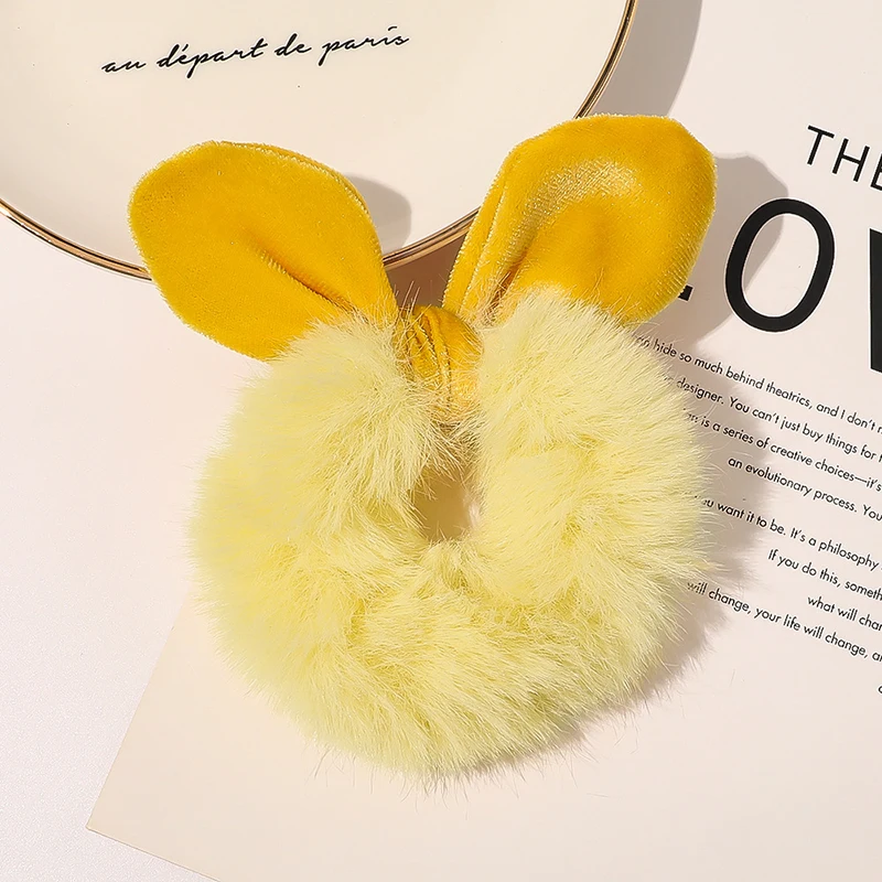 1pc Rabbit Ears Hair Scrunchie Bunny Ears Hair Bow Tie Elastic Girls/Women Faux Rabbit Fur Ponytail Holder Hair Accessories
1pc Rabbit Ears Hair Scrunchie Bunny Ears Hair Bow Tie Elastic Girls/Women Faux Rabbit Fur Ponytail Holder Hair Accessories