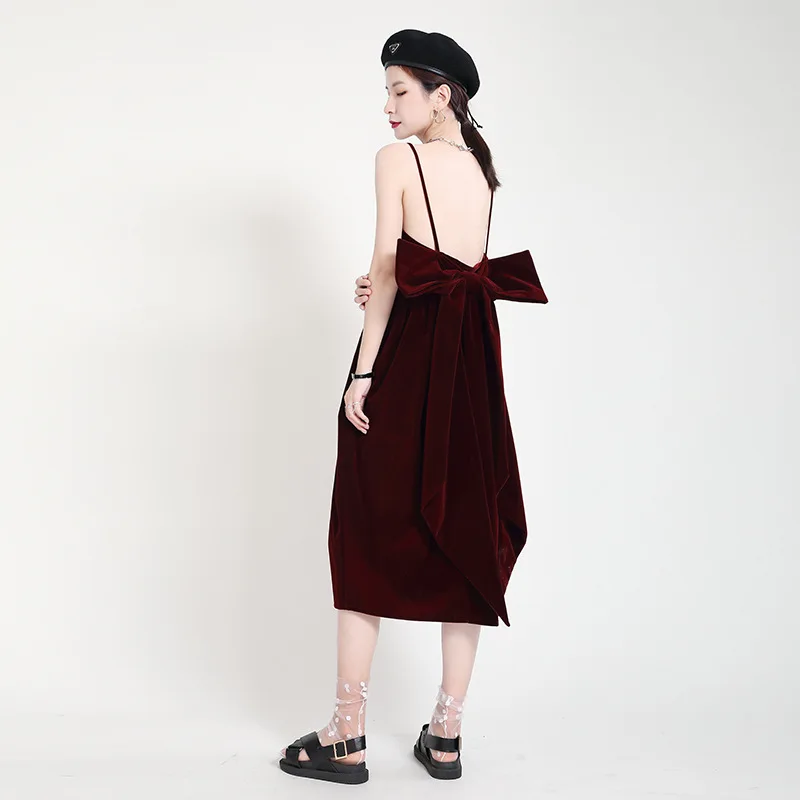 Women Dress Bow Sleeveless Velour Vintage Dresses Casual Women Black Red Wine Retro Autumn Winter Dresses Women 2021 Fashion New
Women Dress Bow Sleeveless Velour Vintage Dresses Casual Women Black Red Wine Retro Autumn Winter Dresses Women 2021 Fashion New