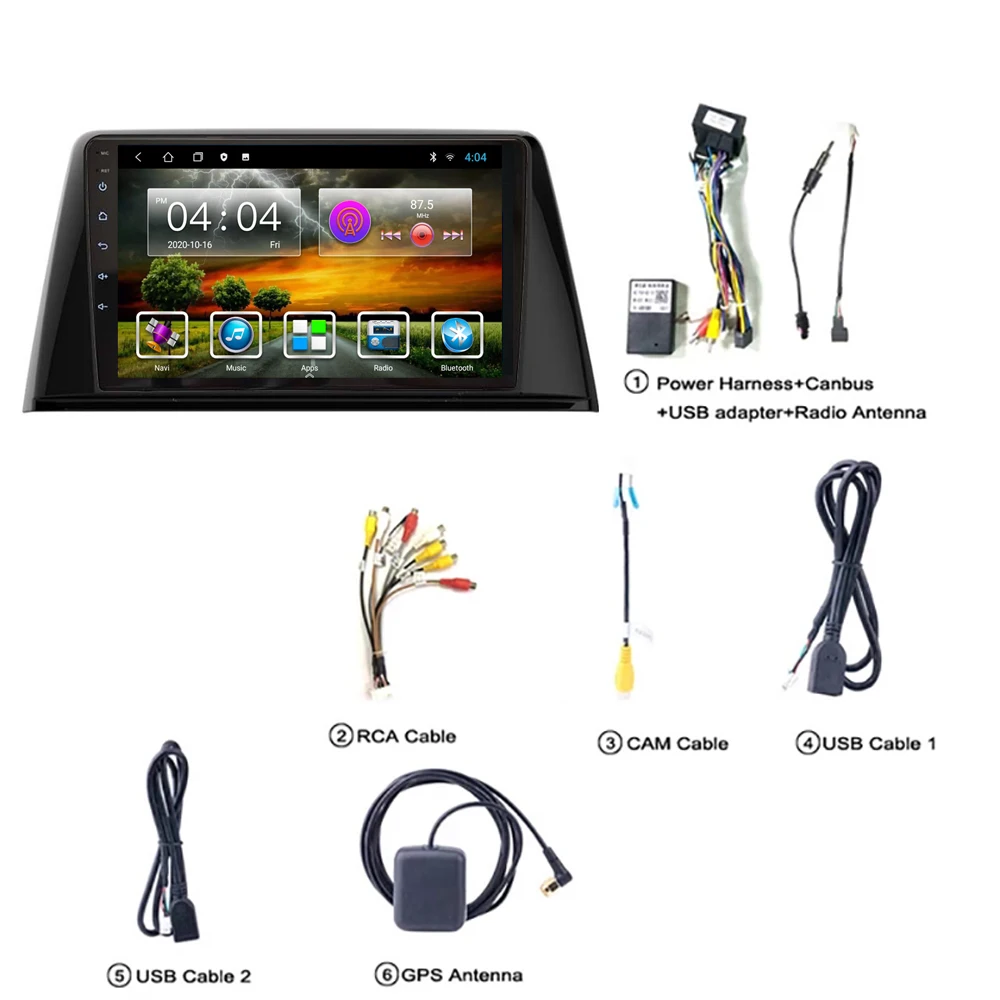 Eastereggs 2 Din Android Car Radio For Peugeot 308 2016-2020 WIFI GPS Navigation FM Bluetooth HD Car Multimedia Player Head Unit
Eastereggs 2 Din Android Car Radio For Peugeot 308 2016-2020 WIFI GPS Navigation FM Bluetooth HD Car Multimedia Player Head Unit