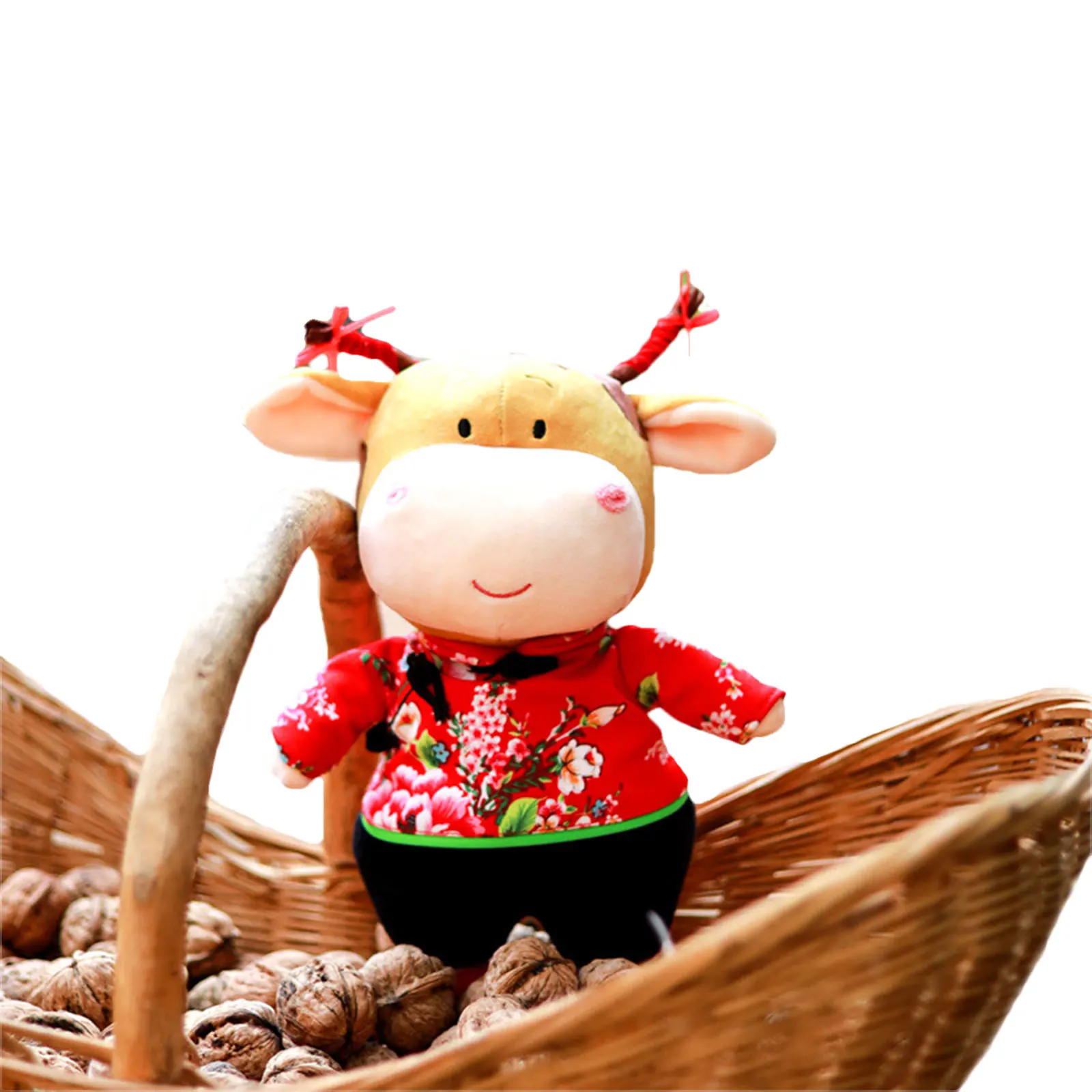 Mascot Plush Toy Ox Year PP Cotton Filling Zodiac Chinese Style Beaming Home Decoration
Mascot Plush Toy Ox Year PP Cotton Filling Zodiac Chinese Style Beaming Home Decoration