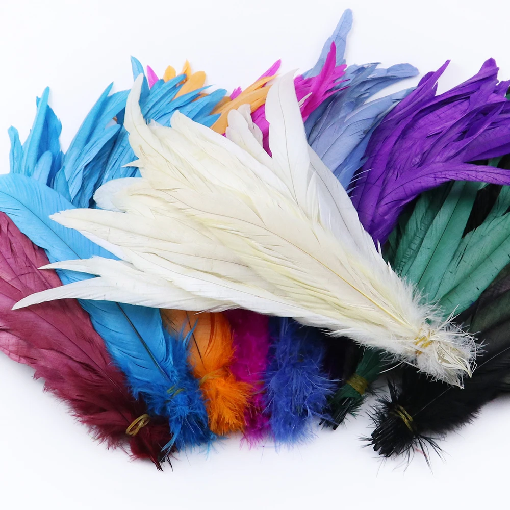 100pcs Natural Pheasant Cock Tail Feathers 25-30cm/10-12inch Clothing Decoration Stage Performance Rooster Feathers Plumes
100pcs Natural Pheasant Cock Tail Feathers 25-30cm/10-12inch Clothing Decoration Stage Performance Rooster Feathers Plumes