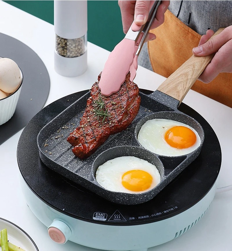 2 Hole Fried Egg Burger Pan Non-stick Ham Pancake Maker Wooden Handle Suitable For Gas Stove And Induction Cooker Cookware
2 Hole Fried Egg Burger Pan Non-stick Ham Pancake Maker Wooden Handle Suitable For Gas Stove And Induction Cooker Cookware