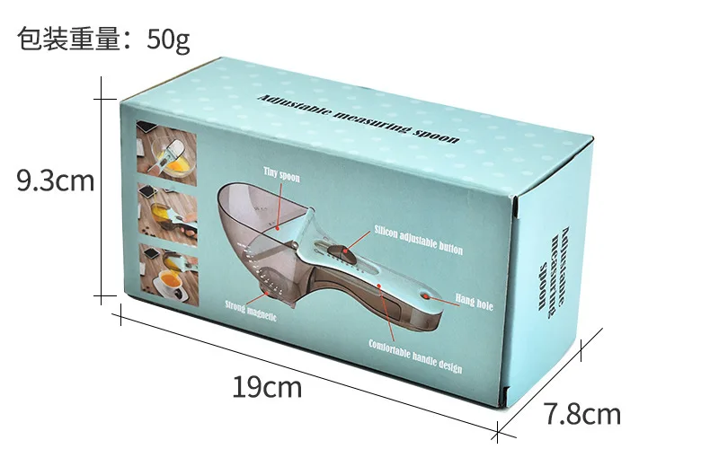 Adjustable Measuring Spoon-Magnetic Measuring Cup and Spoon Set Multi-Tunctional Kitchen Tool
Adjustable Measuring Spoon-Magnetic Measuring Cup and Spoon Set Multi-Tunctional Kitchen Tool