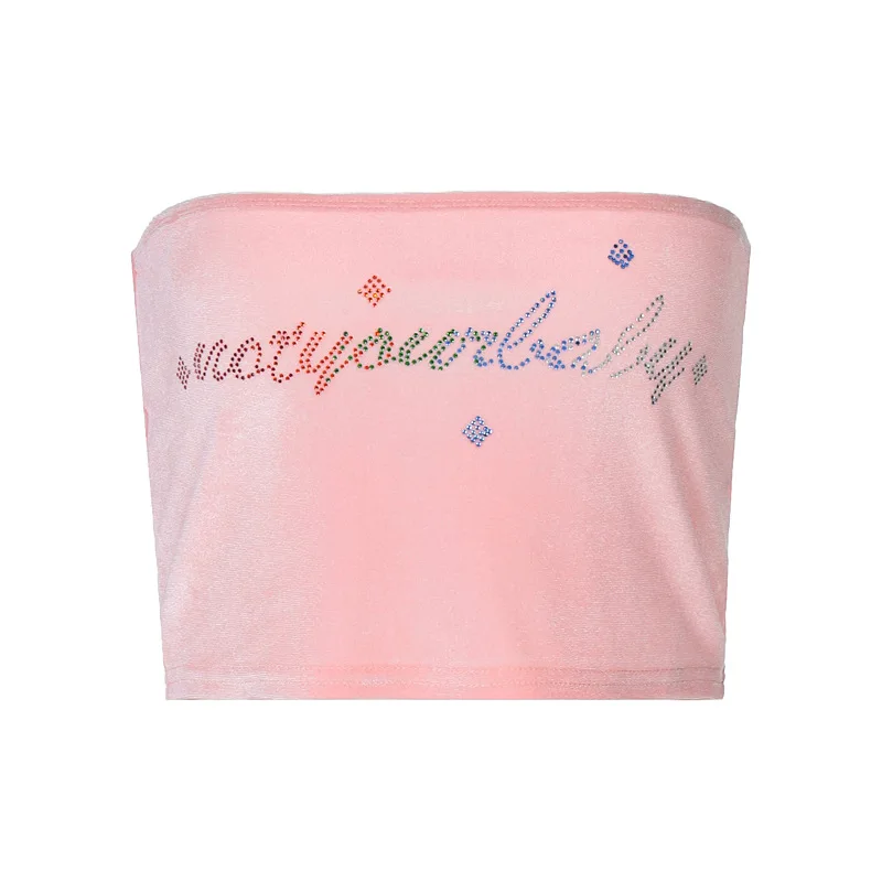 European and American women's 2021 new spring fashion street photo sexy letter hot diamond one word bra
European and American women's 2021 new spring fashion street photo sexy letter hot diamond one word bra