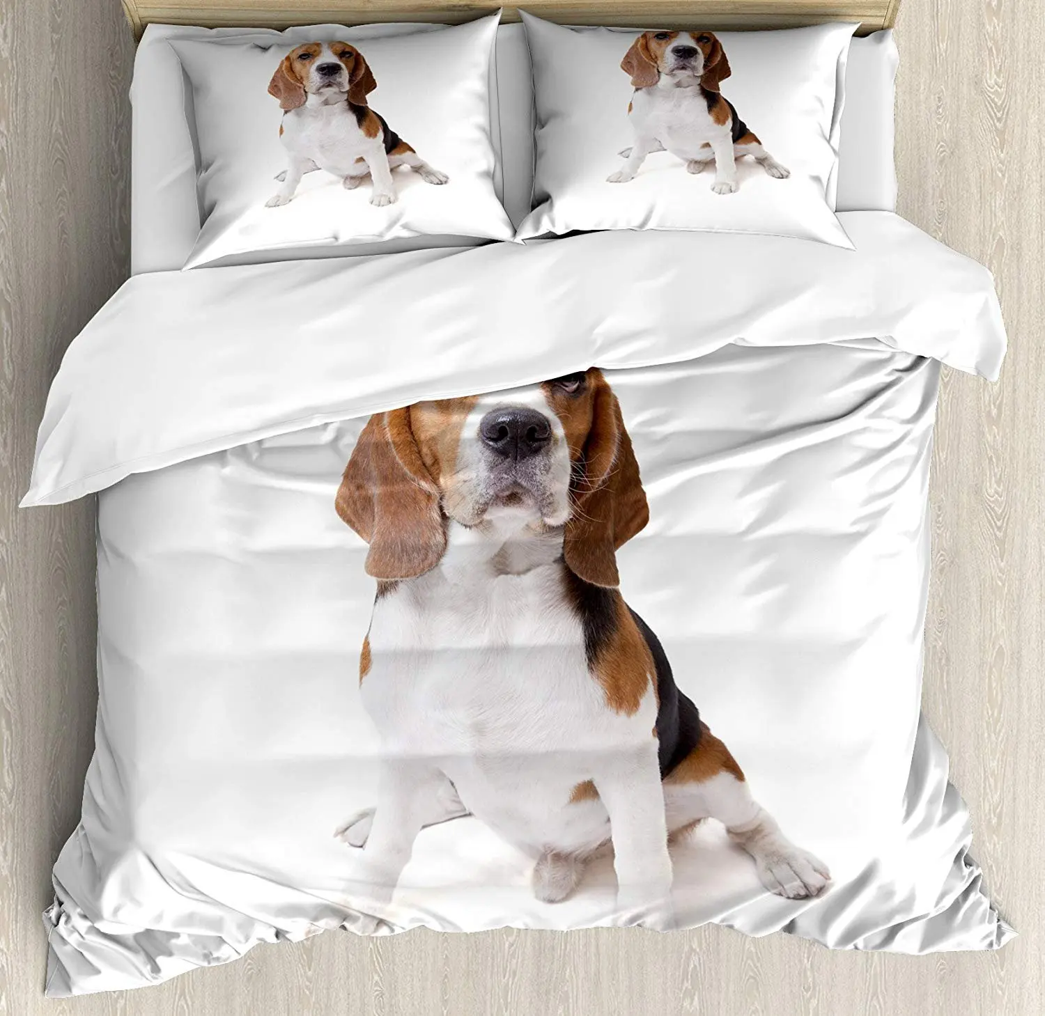 Beagle Bedding Set Beagle Dog Posing Loving Puppy Furry Friend Companion Domestic Animal Duvet Cover Set Pillowcase for Home
Beagle Bedding Set Beagle Dog Posing Loving Puppy Furry Friend Companion Domestic Animal Duvet Cover Set Pillowcase for Home