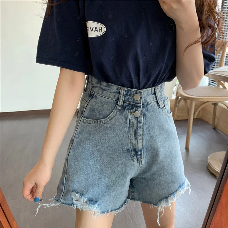 Jeans Shorts Women Denim High Waist Pockets Vintage Teens Streetwear Korean Ins Pants Summer Trousers All-match Pantalon Femme
Jeans Shorts Women Denim High Waist Pockets Vintage Teens Streetwear Korean Ins Pants Summer Trousers All-match Pantalon Femme