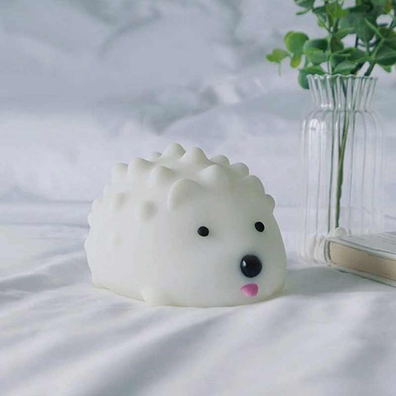 Touch Hedgehog Night Lights Silicone Dimmable USB Rechargeable Lamps For Children Baby Gifts Cartoon Cute Animal Warm Night Lamp
Touch Hedgehog Night Lights Silicone Dimmable USB Rechargeable Lamps For Children Baby Gifts Cartoon Cute Animal Warm Night Lamp