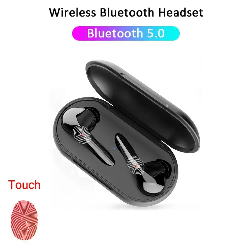 TWS Bluetooth 5 0 наушники IPX5 Водонепроницаемый беспроводной бас гарнитура спортивные