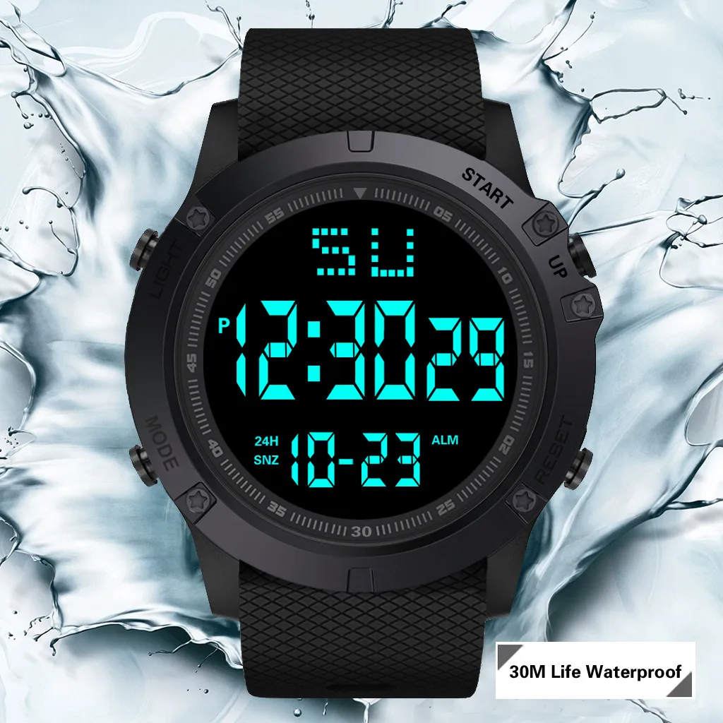 Fashion Light Stopwatch Women Digital Watches Men Led Digital Date Military Sport Rubber Quartz Watch Alarm Waterproof Relógio
Fashion Light Stopwatch Women Digital Watches Men Led Digital Date Military Sport Rubber Quartz Watch Alarm Waterproof Relógio