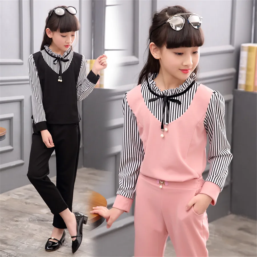 Новое поступление, 2 шт., одежда для маленьких девочек, повседневный модный топ и штаны, комплект одежды на весну и осень, 4, 6, 8, 10, 12 лет
Новое поступление, 2 шт., одежда для маленьких девочек, повседневный модный топ и штаны, комплект одежды на весну и осень, 4, 6, 8, 10, 12 лет