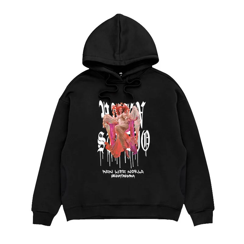 Новая высококачественная Женская толстовка с капюшоном с принтом ангела, уличная одежда в стиле панк, Молодежный свитер Харадзюку, Одежда б...
Новая высококачественная Женская толстовка с капюшоном с принтом ангела, уличная одежда в стиле панк, Молодежный свитер Харадзюку, Одежда б...