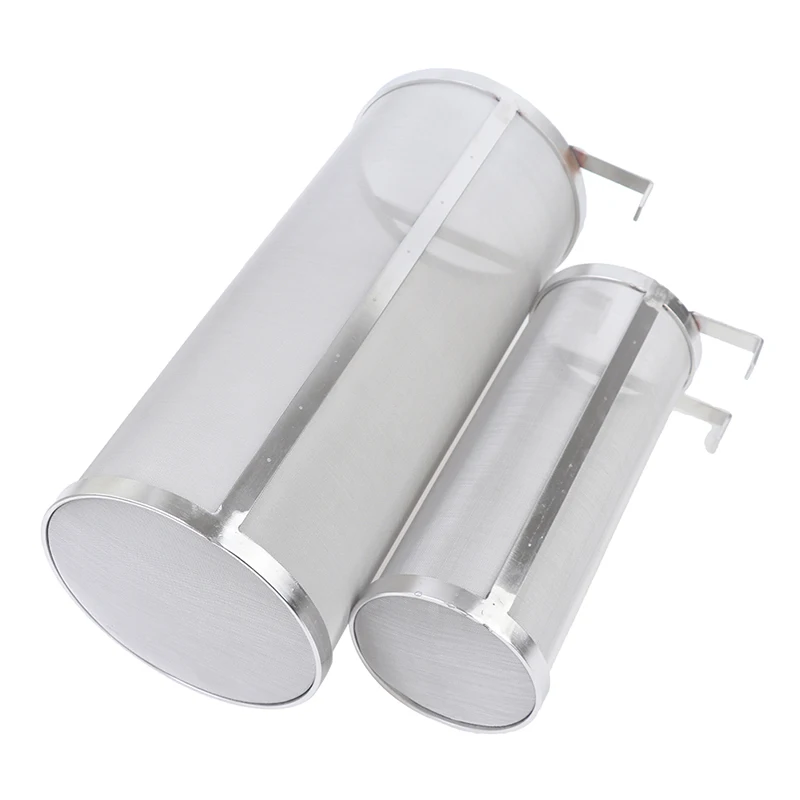 300 Micron Stainless Steel Brew Beer Hop Mesh Filter Strainer with Hook 
300 Micron Stainless Steel Brew Beer Hop Mesh Filter Strainer with Hook