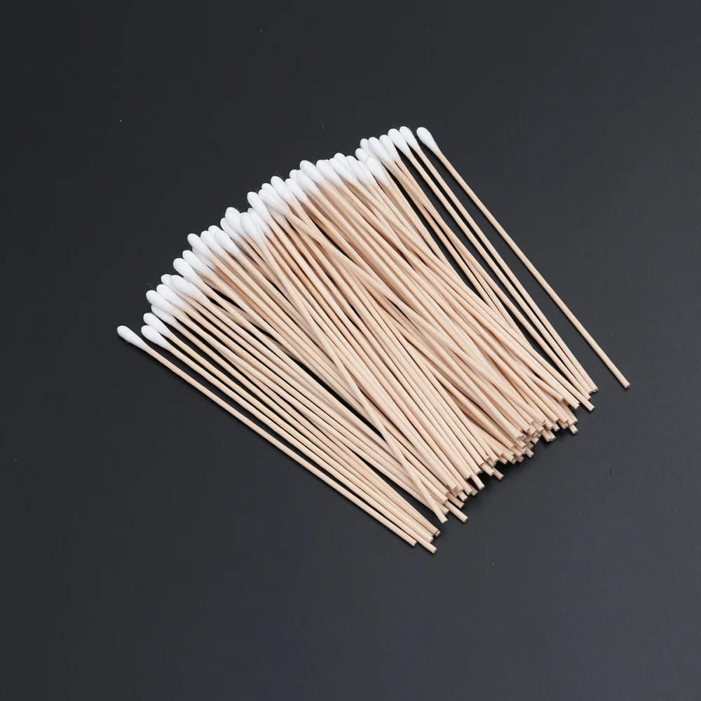 100Pcs Long Wood Handle Cotton Swab Swabs Ear Cleaning Cosmetic Tool Makeup Removal Wound Care Cotton Buds Sanitary Roun
100Pcs Long Wood Handle Cotton Swab Swabs Ear Cleaning Cosmetic Tool Makeup Removal Wound Care Cotton Buds Sanitary Roun