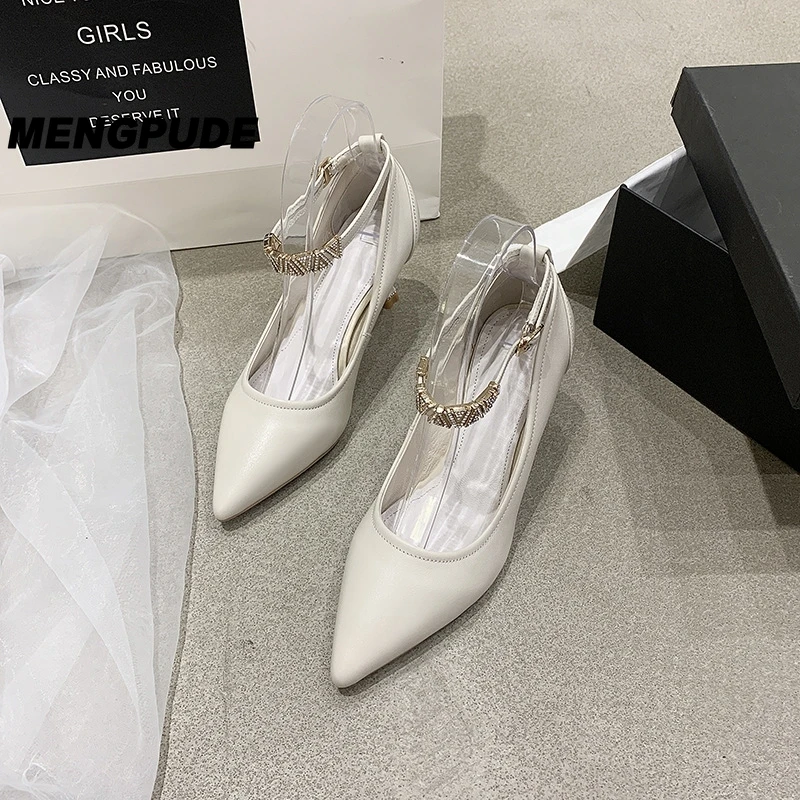 MPD Genuine Leather High Heels Women's New Fashion French Girl Pointed Stiletto Top Layer Cowhide All-match Single Shoes
MPD Genuine Leather High Heels Women's New Fashion French Girl Pointed Stiletto Top Layer Cowhide All-match Single Shoes