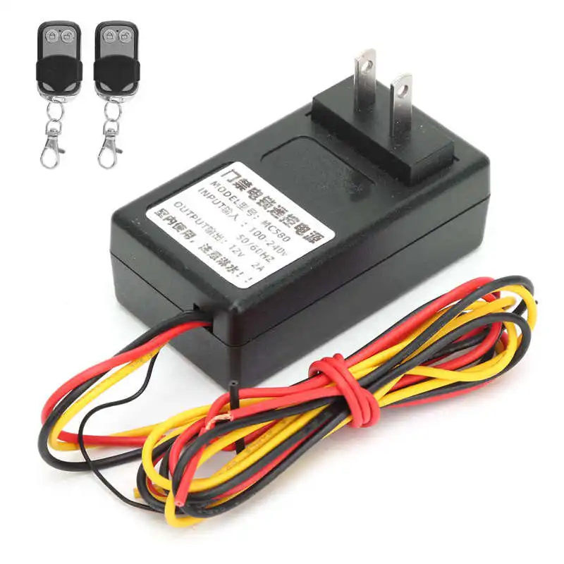 door access control 12V 2A Wireless Remote Control Power Supply Voltage Use for Motor and Card Lock US Plug
door access control 12V 2A Wireless Remote Control Power Supply Voltage Use for Motor and Card Lock US Plug