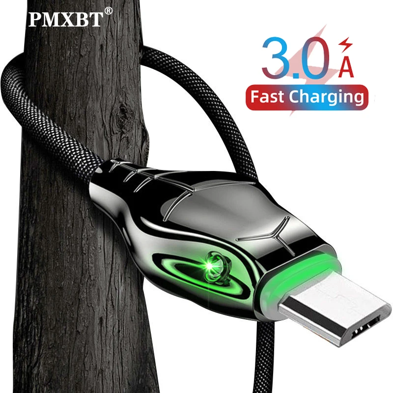 Micro USB кабель 3A Быстрая зарядка мобильный телефон зарядное устройство для