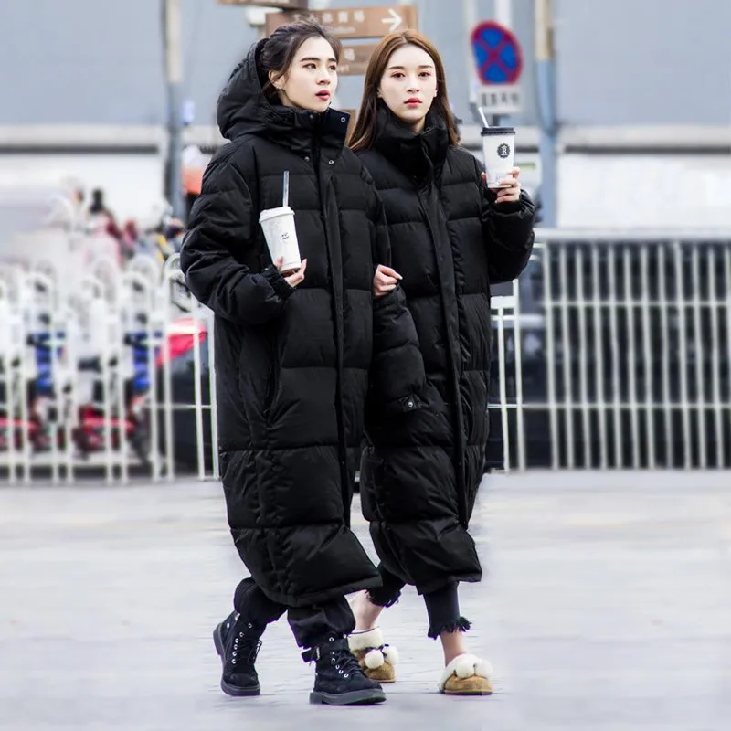 FAKUNTN Women Autumn Hooded Coat forWarm Thick Long Puffer Winter 2020 Ladies Down Jackets Couple models for men and women
FAKUNTN Women Autumn Hooded Coat forWarm Thick Long Puffer Winter 2020 Ladies Down Jackets Couple models for men and women