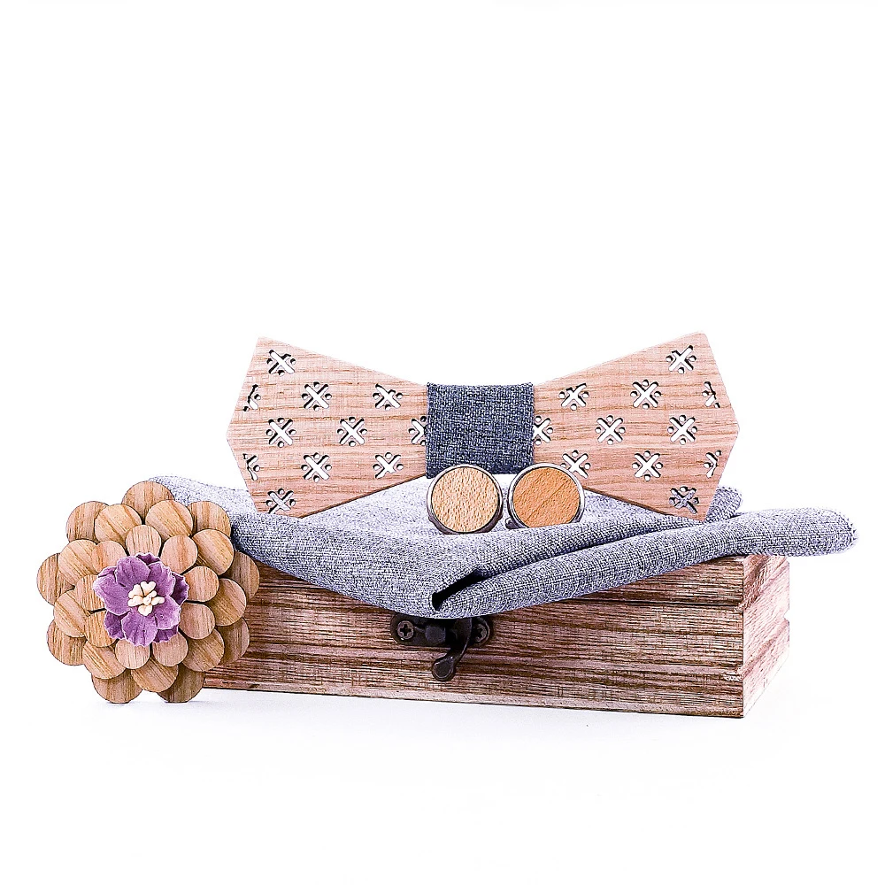 Linbaiway Business Bowtie Wood Male Manual Wooden Bow Ties Handkerchief Cufflinks Brooch Set Skinny Cravate Homme Accessories
Linbaiway Business Bowtie Wood Male Manual Wooden Bow Ties Handkerchief Cufflinks Brooch Set Skinny Cravate Homme Accessories
