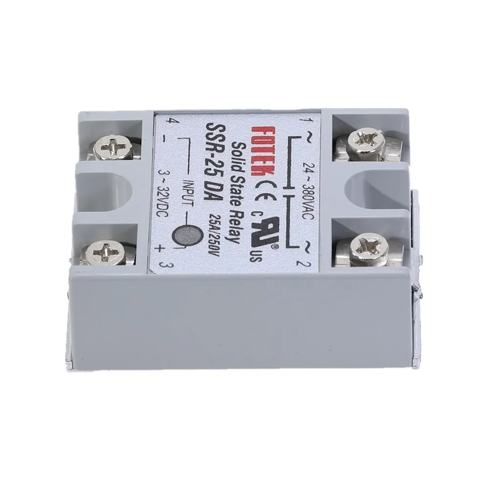 1 шт. Твердотельный релейный модуль 25А 3 32 В постоянный ток вход 24 380VAC|solid state relay|state