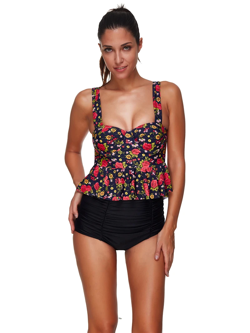 Ruffle Leaf Print Bikini Women's 2020 Maios Beach Indoor Swimsuit Tankini Swimsuit Large Size Swimwear High Waist Bikini S-3XL 
Ruffle Leaf Print Bikini Women's 2020 Maios Beach Indoor Swimsuit Tankini Swimsuit Large Size Swimwear High Waist Bikini S-3XL