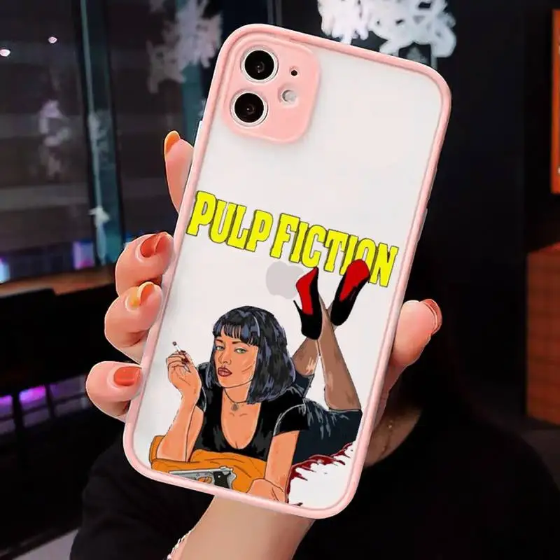 Greatest movie ever made Pulp Fiction Phone Cases matte transparent For iphone 7 8 11 12 plus mini x xs xr pro max cover 
Greatest movie ever made Pulp Fiction Phone Cases matte transparent For iphone 7 8 11 12 plus mini x xs xr pro max cover
