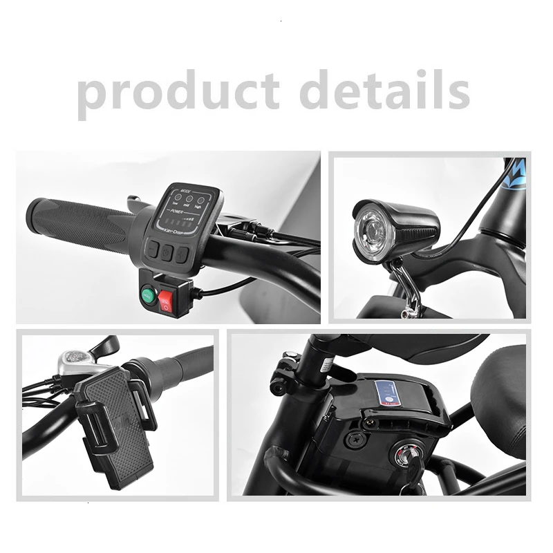 MYATUElectric bicycle 20 inch 36/48v folding lithium electric car adult generation driving | Спорт и развлечения