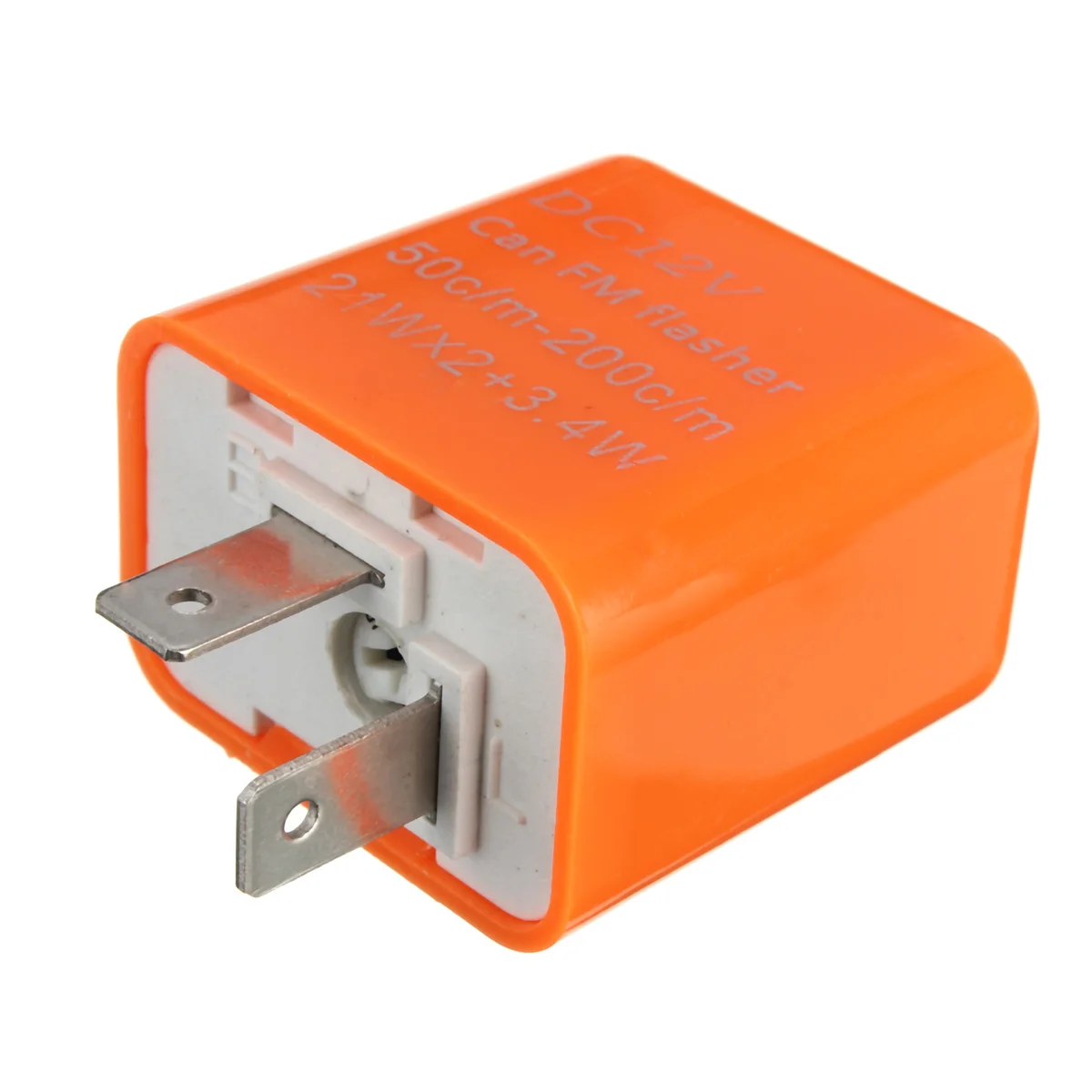 12V 2Pin Universal Electronic Adjustable Frequency Square LED Flashing Relay Motorcycle Turn Signal Flash
12V 2Pin Universal Electronic Adjustable Frequency Square LED Flashing Relay Motorcycle Turn Signal Flash