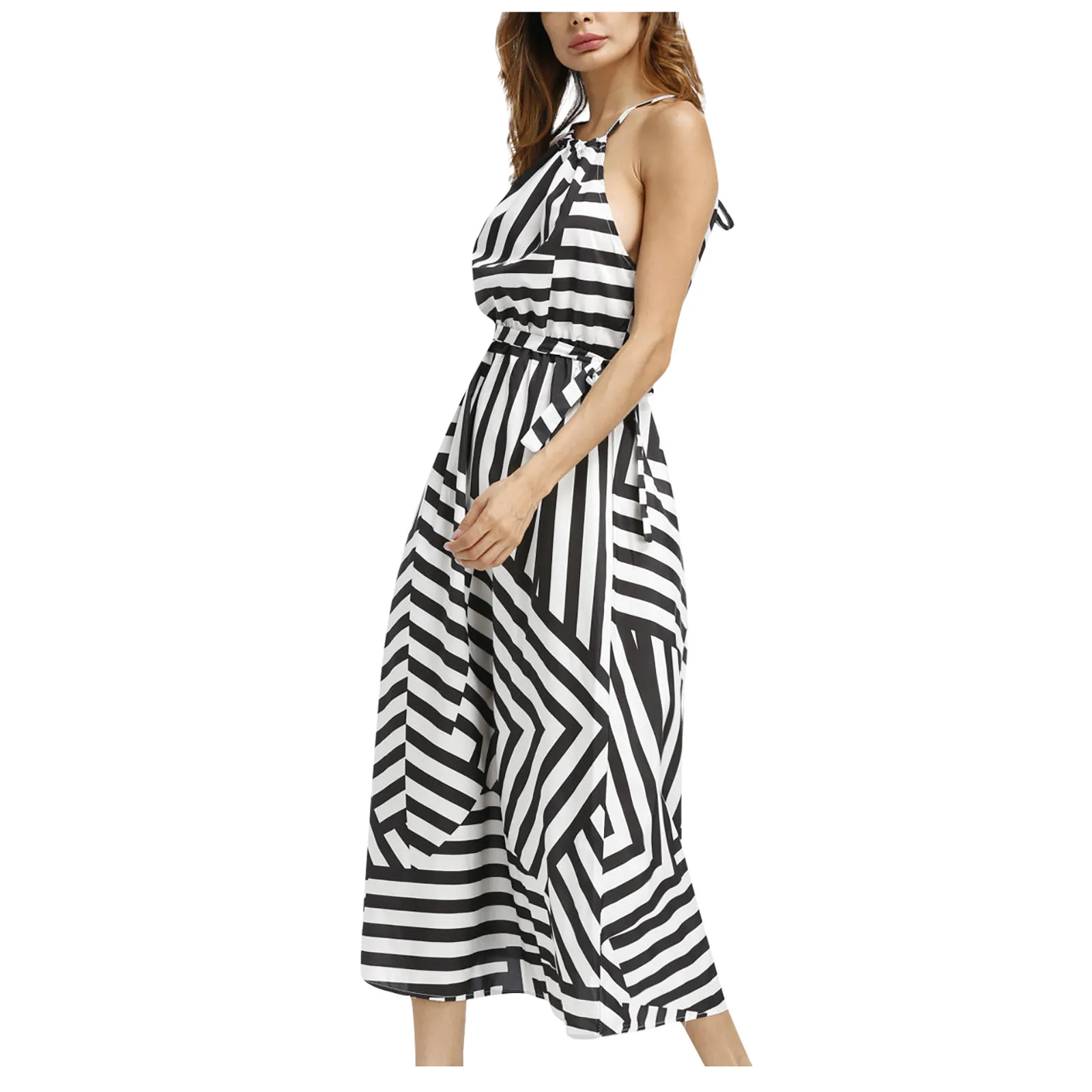 2021 Women's Dress Casual Neck Sleeveless Geometric Print Loose Frenulum Dress Vestido De Mulher Robe Femme
2021 Women's Dress Casual Neck Sleeveless Geometric Print Loose Frenulum Dress Vestido De Mulher Robe Femme