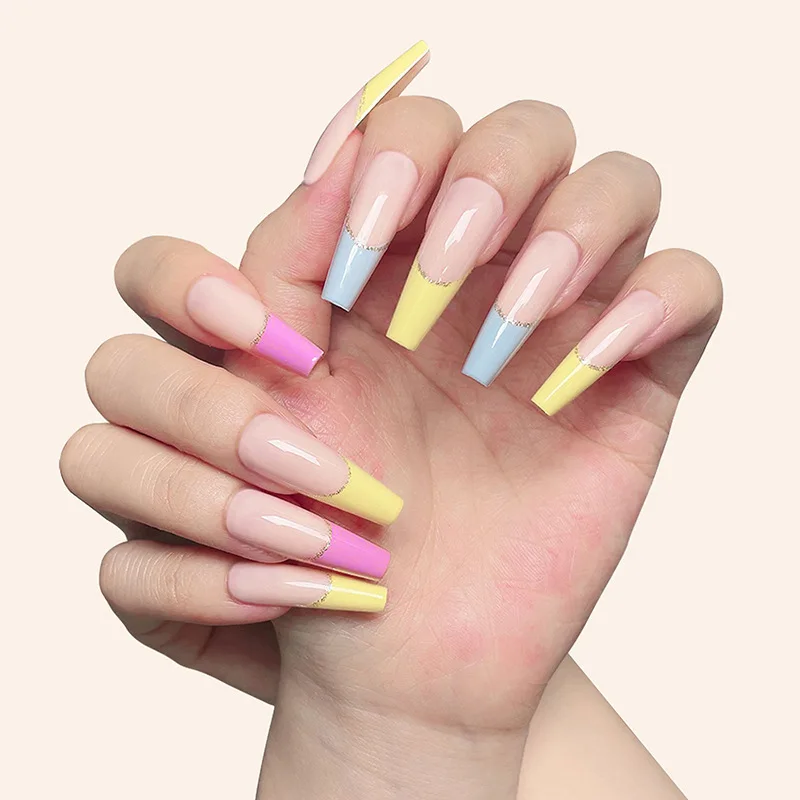24Pcs/Box Solid Color Super Long Coffin False Nail Ballet Press on Nails Tips for Nails Art Artificial Fingernails Fake Manicure
24Pcs/Box Solid Color Super Long Coffin False Nail Ballet Press on Nails Tips for Nails Art Artificial Fingernails Fake Manicure