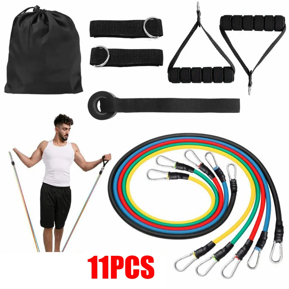 11PCS Resistance Bands Exercise Yoga Crossfit Fitness Training Tubes Workout Set Interior Outdoor Strength Training
11PCS Resistance Bands Exercise Yoga Crossfit Fitness Training Tubes Workout Set Interior Outdoor Strength Training
